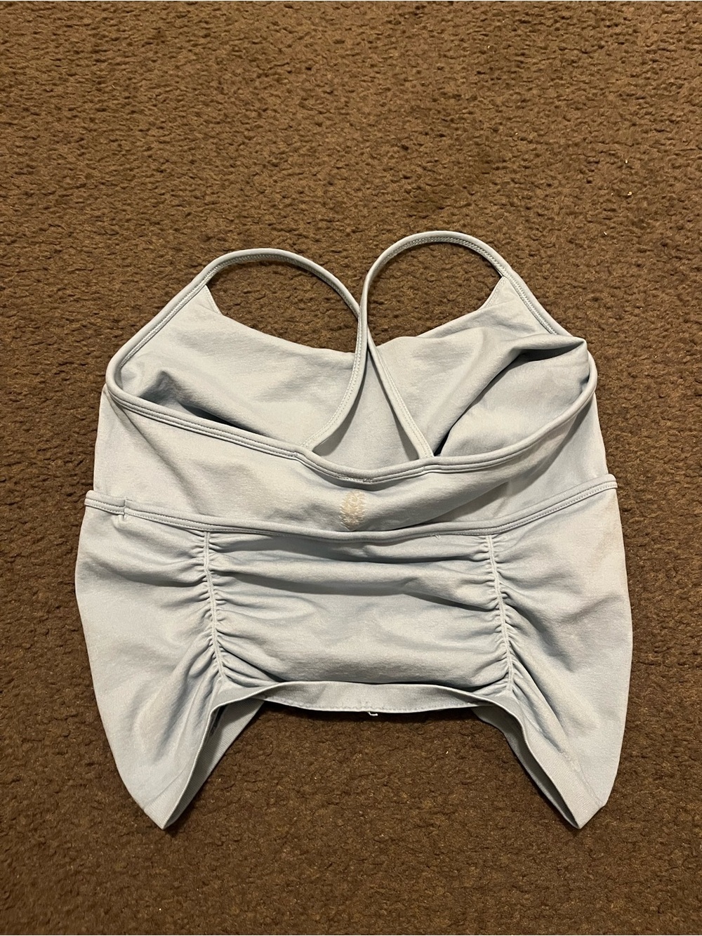 Free People Movement On The Rise Ruched Cropped Tank - Picture 3 of 5